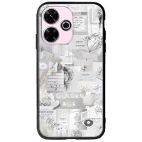 Aesthetic White Xiaomi Redmi 13 4G Groove TPU (Tempered Glass και TPU)