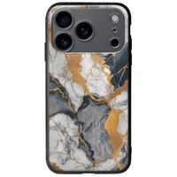 The Marble Collection - Artistic iPhone 17 Pro Groove TPU (Tempered Glass και TPU)