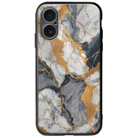 The Marble Collection - Artistic iPhone 17 Groove TPU (Tempered Glass και TPU)