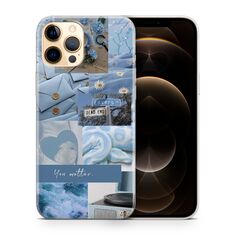 Θήκη Aesthetic - Blue με μινιμαλιστικό και καλλιτεχνικό ύφος – Frogs.gr