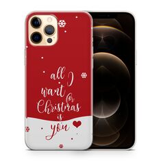 Χριστουγεννιάτικη θήκη κινητού με το σχέδιο "All I Want for Christmas"