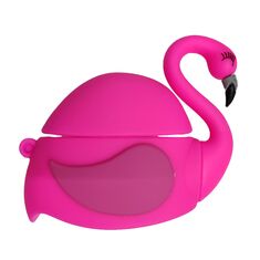Θήκες AirPods 1/2 με σχέδιο φλαμίνγκο και φουξια χρώμα - Προστασία και στυλ για τα ακουστικά σας