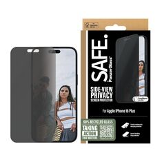 Προστατευτικό γυαλί Safe by PanzerGlass Privacy για iPhone 16 Plus / 15 Plus – Πλήρης κάλυψη οθόνης με φίλτρο ιδιωτικότητας