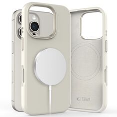 Θήκη Κινητού  Tech Protect iPhone 16 Pro Silicone Pure Magsafe - Cosmic Latte