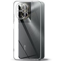 Διαφανής θήκη σιλικόνης 1.5mm για Realme C67 4G με λεπτό σχεδιασμό.