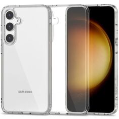 Θήκη Tech-Protect Samsung Galaxy S24 FE 5G Ultra Flexair Hybrid σε διαφανές φόντο