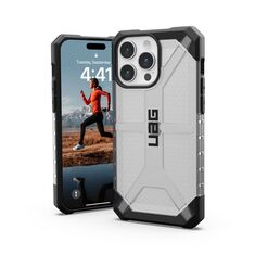 Θήκη iPhone 15 Pro UAG Plasma - Πίσω Όψη σε Ημιδιαφανές Χρώμα Ice