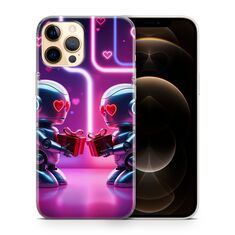 Θήκες κινητού με σχέδιο Futuristic Lovebots για την Ημέρα των Ερωτευμένων