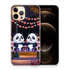 Θήκες κινητού Αγίου Βαλεντίνου με σχέδιο Panda Love Under The Stars