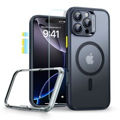 Θήκη ESR Classic Pro Set iPhone 16 Pro Max σε Frosted Black με υποστήριξη MagSafe