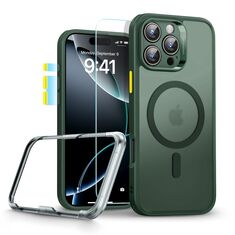 Θήκη ESR Classic Pro Set iPhone 16 Pro Max σε Frosted Green με υποστήριξη MagSafe