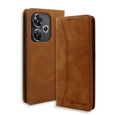 Θήκη Bodycell PU Leather Book Xiaomi Poco F6 σε καφέ χρώμα