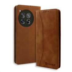 Θήκη Bodycell PU Leather Book OnePlus 12R 5G - Μαγνητικό κλείσιμο.