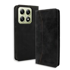 Κομψή μαύρη θήκη βιβλίο Bodycell PU Leather Xiaomi 14T