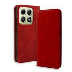 Θήκη Xiaomi 14T Pro δερμάτινη σε κόκκινο χρώμα