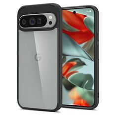 Θήκη Spigen Ultra Hybrid για Google Pixel 9 Pro XL - Μαύρη με διαφανή πλάτη