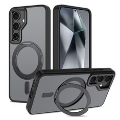 Προβολή της ματ μαύρης θήκης Tech-Protect MagRing για το Samsung Galaxy S25 5G