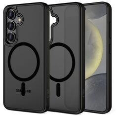 Προβολή της ματ μαύρης θήκης Tech-Protect MagMat για το Samsung Galaxy S25+ 5G