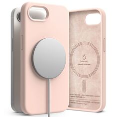 Ringke Silicone MagSafe θήκη iPhone 16e Pink Sand