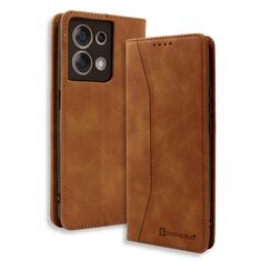 Θήκη Bodycell PU Leather Book Oppo Reno 8 5G - Καφέ