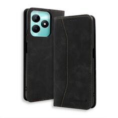 Θήκη Bodycell PU Leather Book για Realme C51 - Μαύρη