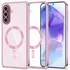 Θήκη Tech Protect Galaxy A56 5G Rose Gold μπροστινή όψη