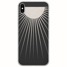 Minimal Moon iPhone X / XS Flexible TPU (Διάφανη Σιλικόνη)