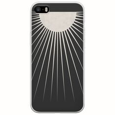 Minimal Moon iPhone 5/5s/SE 2016 Flexible TPU (Διάφανη Σιλικόνη)