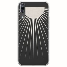 Minimal Moon Huawei P20 Flexible TPU (Διάφανη Σιλικόνη)