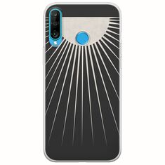 Minimal Moon Huawei P30 Lite Flexible TPU (Διάφανη Σιλικόνη)