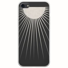 Minimal Moon iPhone SE (2022) 5G Flexible TPU (Διάφανη Σιλικόνη)