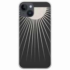 Minimal Moon iPhone 15 Plus Flexible TPU (Διάφανη Σιλικόνη)