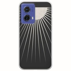 Minimal Moon Motorola Moto G85 5G Flexible TPU (Διάφανη Σιλικόνη)
