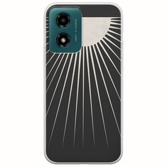Minimal Moon Motorola Moto G04s Flexible TPU (Διάφανη Σιλικόνη)