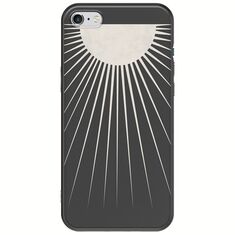 Minimal Moon iPhone 6/6s Black TPU (Μαύρη Σιλικόνη)