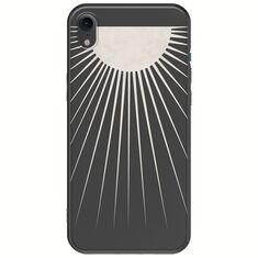 Minimal Moon iPhone XR Black TPU (Μαύρη Σιλικόνη)