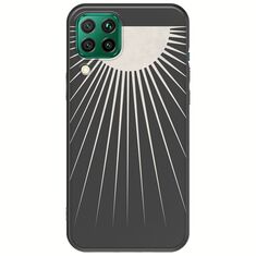 Minimal Moon Huawei P40 Lite Black TPU (Μαύρη Σιλικόνη)