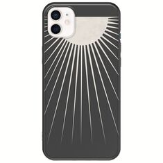 Minimal Moon iPhone 12 mini Black TPU (Μαύρη Σιλικόνη)