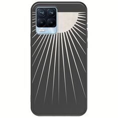 Minimal Moon Realme 8 / 8 Pro Black TPU (Μαύρη Σιλικόνη)