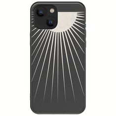 Minimal Moon iPhone 13  Black TPU (Μαύρη Σιλικόνη)