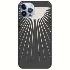 Minimal Moon iPhone 12 Pro Black TPU (Μαύρη Σιλικόνη)