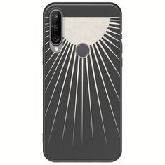 Minimal Moon Huawei Y6p Black TPU (Μαύρη Σιλικόνη)