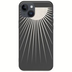 Minimal Moon iPhone 15 Plus Black TPU (Μαύρη Σιλικόνη)