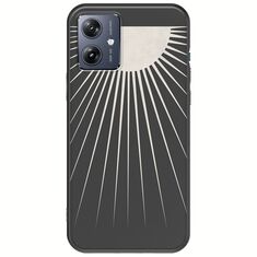 Minimal Moon Motorola Moto G54 5G Black TPU (Μαύρη Σιλικόνη)