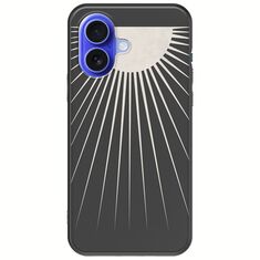 Minimal Moon iPhone 16 Black TPU (Μαύρη Σιλικόνη)