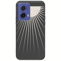 Minimal Moon Motorola Moto G85 5G Black TPU (Μαύρη Σιλικόνη)