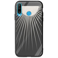 Minimal Moon Huawei P30 Lite Groove TPU (Tempered Glass και TPU)