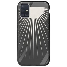 Minimal Moon Samsung Galaxy A71 Groove TPU (Tempered Glass και TPU)