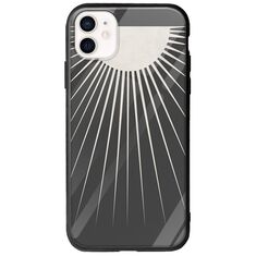 Minimal Moon iPhone 12 mini Groove TPU (Tempered Glass και TPU)