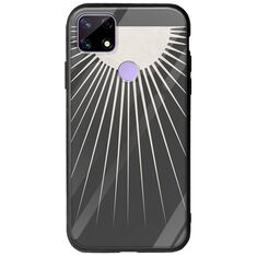 Minimal Moon Realme C21 Groove TPU (Tempered Glass και TPU)